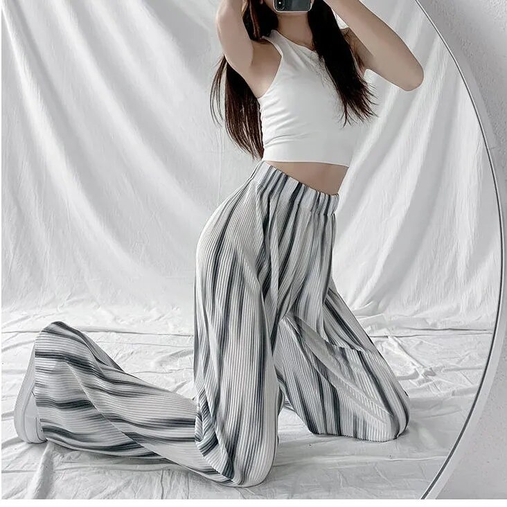 接触冷感ボトムス ジョガーパンツ レディース ワイドパンツ スウェットパンツ ハイウェスト テーパードパンツ フレアパンツ ンパ