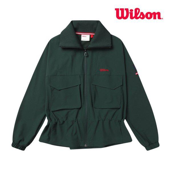 女性フレアサファリジャケット ダークグリーン (W253002GJK92DGN-SC)