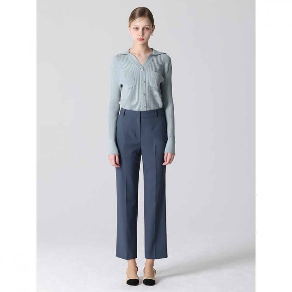 [Shes Miss] プレミアム素材ストレートバックバンディングスラックスパンツ (価格:198,000ウォン)