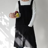 Qoo10] LABUBU POP BEAN エプロン コーヒーファ