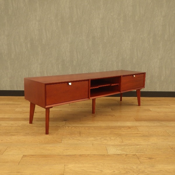 テレビ台 ブラウン 北欧ビンテージ風 ＴＶボード ローボード テレビボード サイドボード