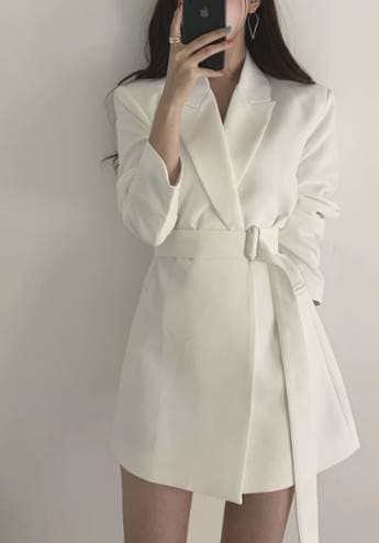 レディース ジャケット テーラードジャケット ミドル丈 長袖 襟付き スリム 細身 ストレート