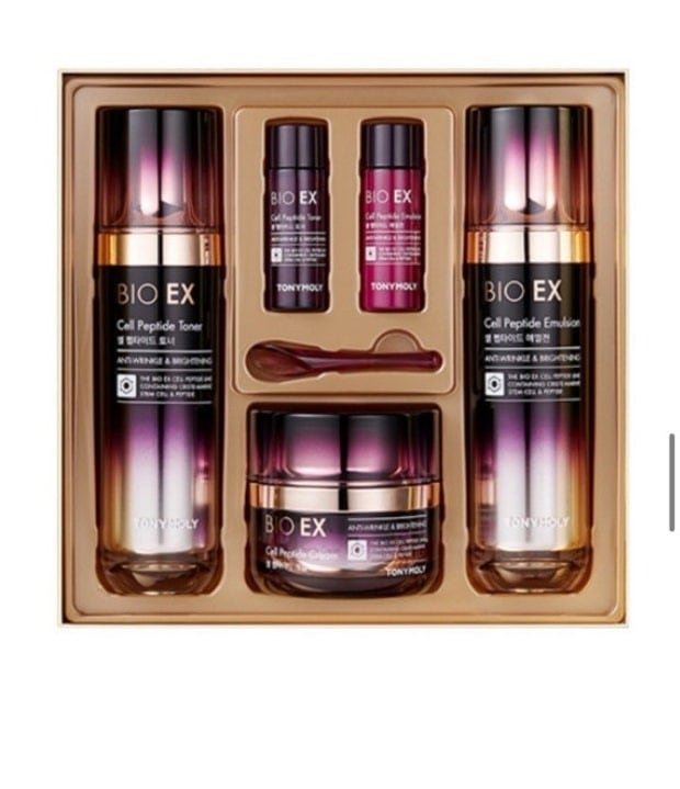 バイオイーエックス セルペプチド 3点セット（化粧水130ml+乳液130ml+クリーム60ml +【プレゼント】化粧水20ml＋乳液20ml