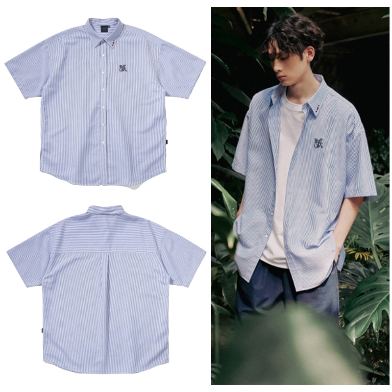 RMTC RECENT LOGO STRIPE SHIRT 1色 人気商品 正規品 男女兼用