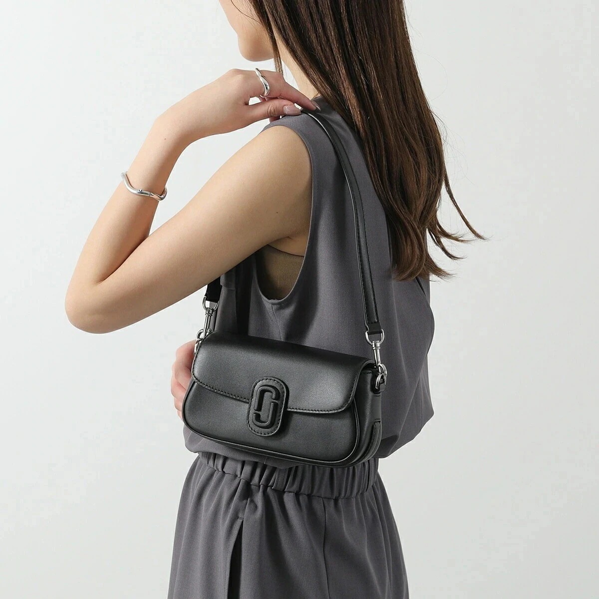 MARC JACOBS マークジェイコブス ショルダーバッグ 2P4HSH035H02 レディース レザー ハンドバッグ クロスボディ チェーン ロゴ 鞄 00