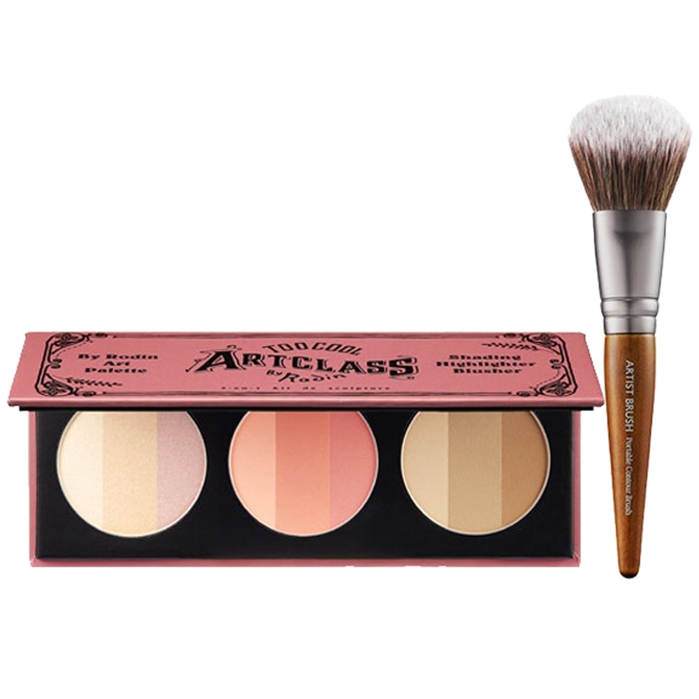 ツクールフォースクールアートクラスバイロダンアートパレット2号+ポータブル輪郭ブラシ/BEST商品