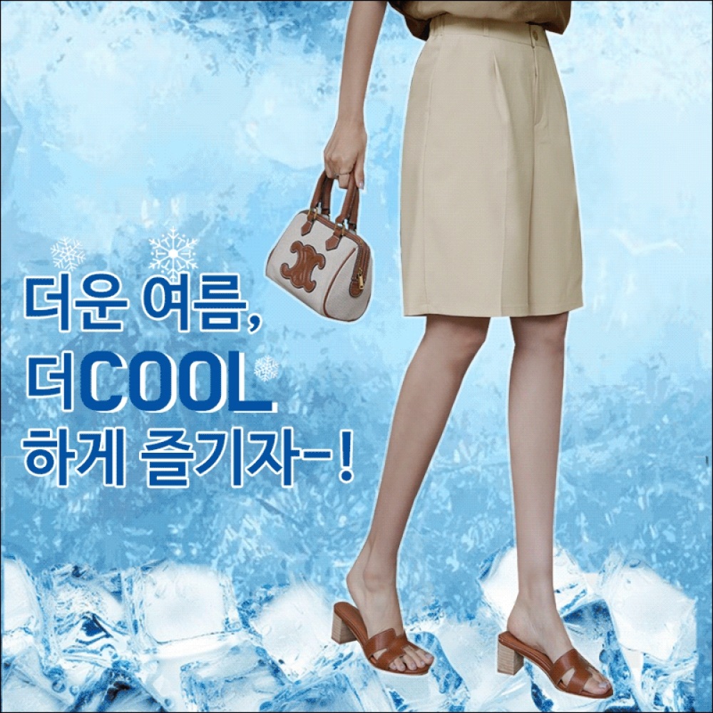 クリック＆ファニー 멋스런원턱 5部パンツ [S,M,Lサイズ]