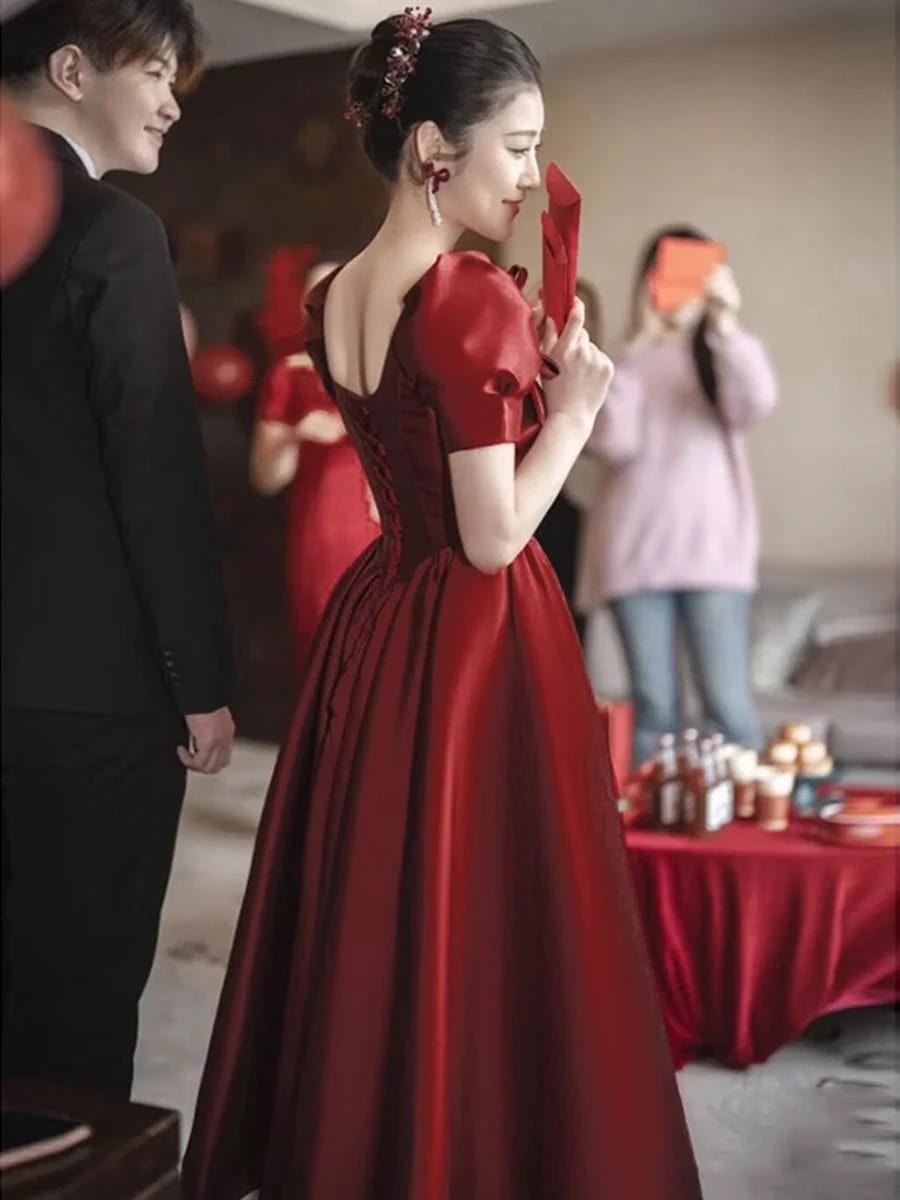 プリンセスウェア花嫁 2025 結婚式婚約着用可能ドレススカートレディース