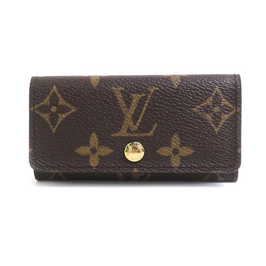 ルイ ヴィトン LOUIS VUITTON キーケース モノグラム ミュルティクレ4 モノグラムキャンバス/メタル ブラウン/ゴールド ユニセックス M62631 e60341j