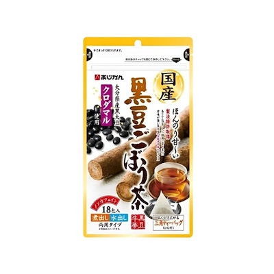 他サイト： あじかん 国産黒豆ごぼう茶 18包の商品画像