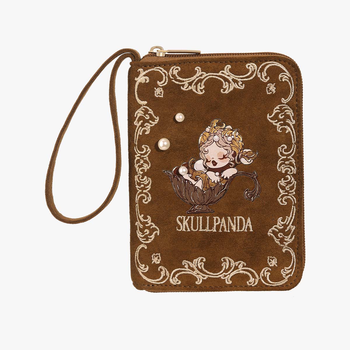 公式正規品POP MART SKULLPANDA The Feast Begins パスポートカバー フォトカードホルダー トレカケース トレカホルダー パスケース 定期入れ IDケース通学社員証