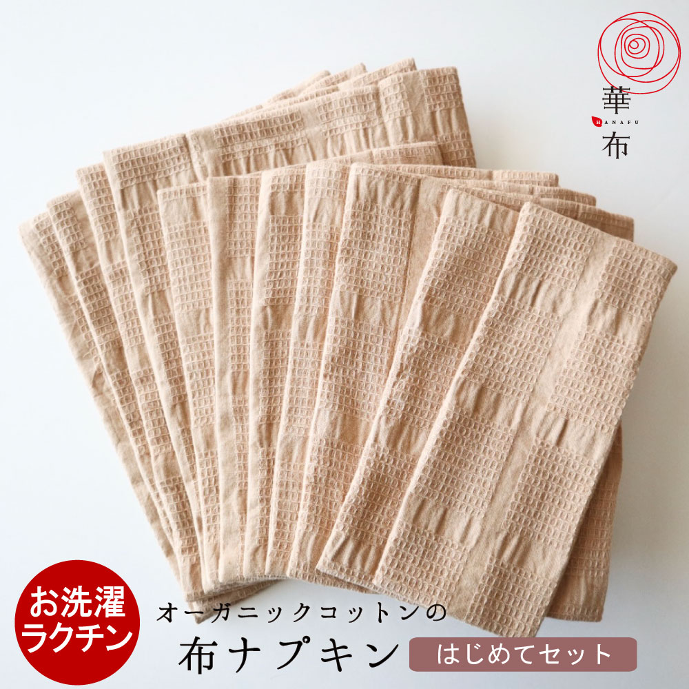 はじめてセット 布ナプキン オーガニックコットン　全１１点 生理　サニタリー 布ナプデビュー 敏感肌　フェムケア サステナブル お洗濯簡単