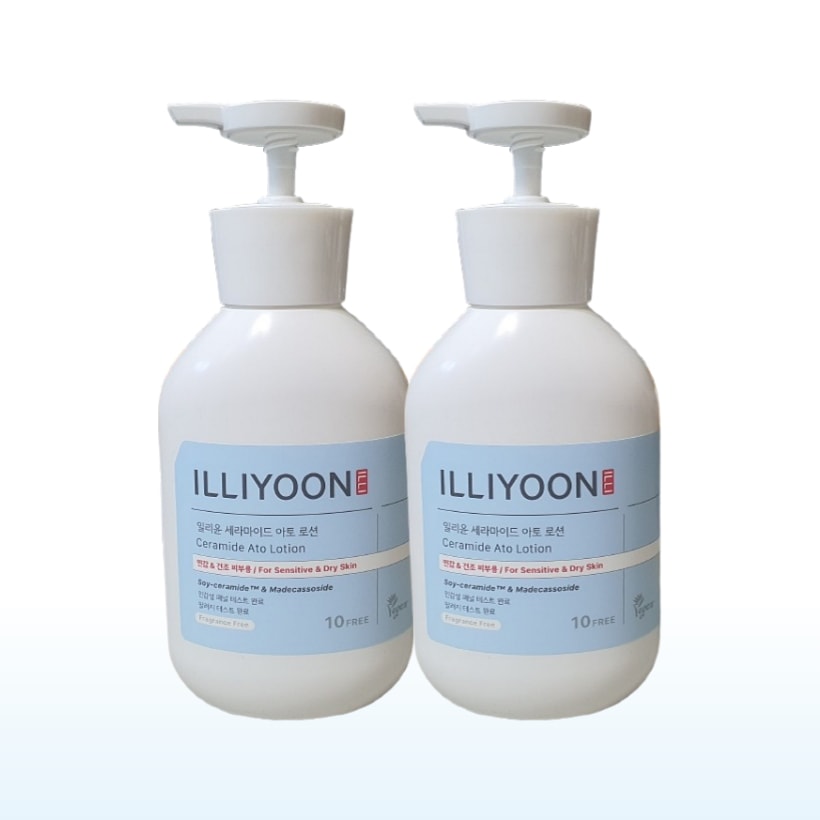 [1+1 保湿 ボディローション フェイス兼用 韓国人気] 508mlx2本 セラミド アト ローション 無香 乾燥肌 敏感肌 鎮静 全家族用 べたつかない 吸収メルティングテクスチャー