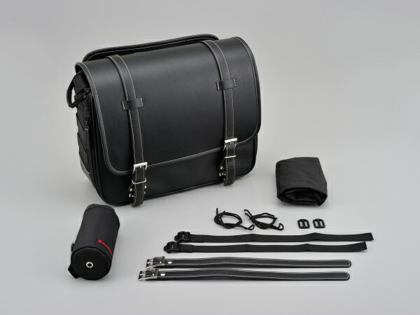DAYTONA (デイトナ) バイク用 ツーリングバッグ サドルバッグ 18L/プレーン【DHS-4】 96909