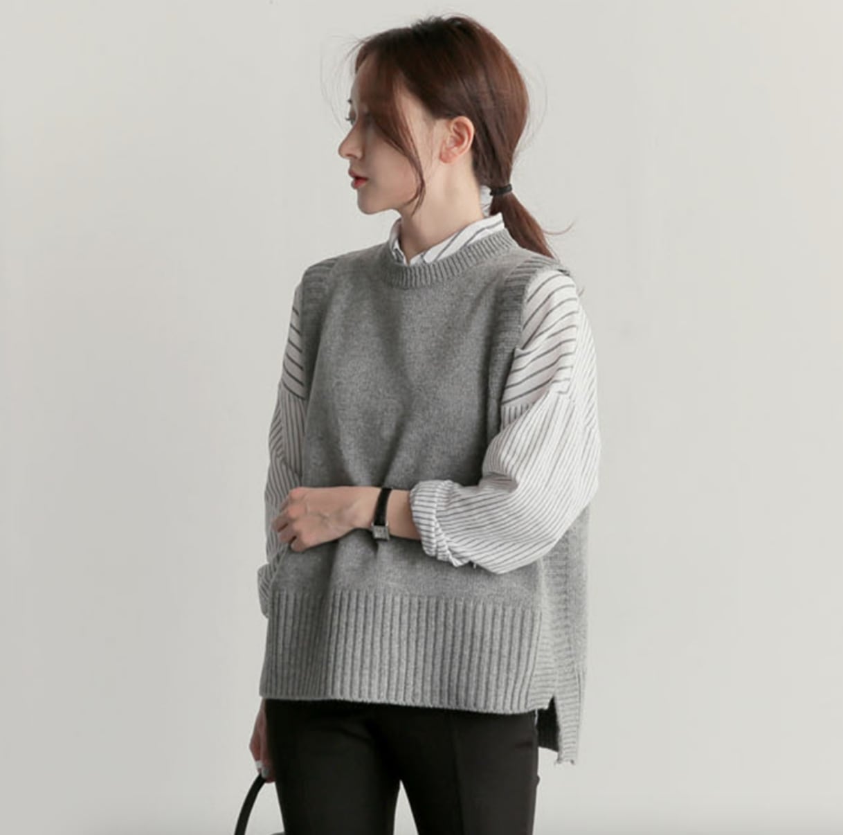 トップス デート カットソー ニットソー セーター ベスト 袖なし ノースリーブ かわいい 大人可愛い きれいめ シンプル カジュアル 大人 上品 おしゃれ お洒落 主役級 存在感 春 秋 冬 10代