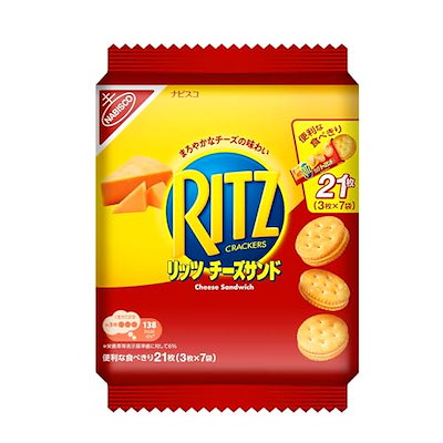 他サイト： モンデリーズジャパン リッツ ファミリーパック チーズサンド 187gの商品画像
