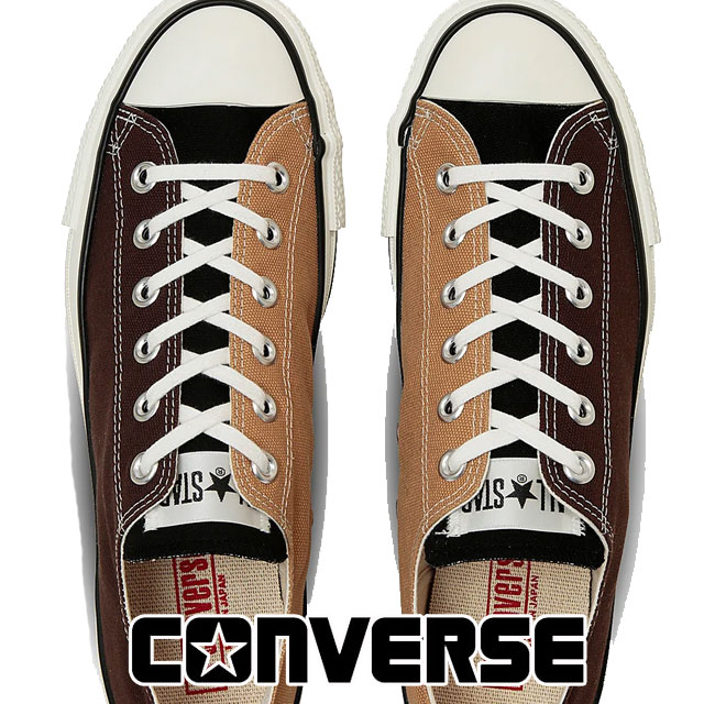 コンバース メンズ スニーカー キャンバス オールスター J OX ローカット レディース カジュアルシューズ メイドインジャパン キャンバススニーカー 日本製 31315480 ダークブラウン/ブラ