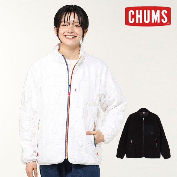 【SALE20%OFF】【即納】 CHUMS チャムス ブービーステッチフリースフーディ アウター ミドル丈 長袖 アウトドア ch14-1417