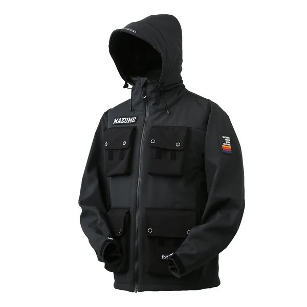 オレンジブルー 防寒服アウター MZFW-877 mazume ウインドカットMPジャケット インクブラック LL