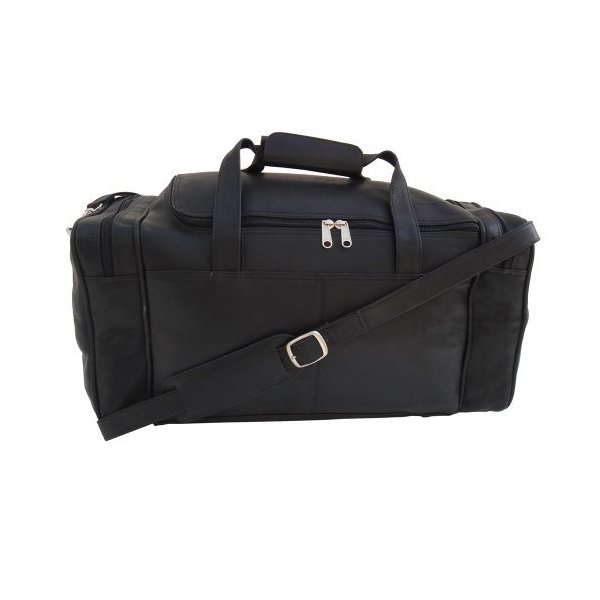 Piel Leather Small Duffel Bag， Black， One Size 並行輸入品