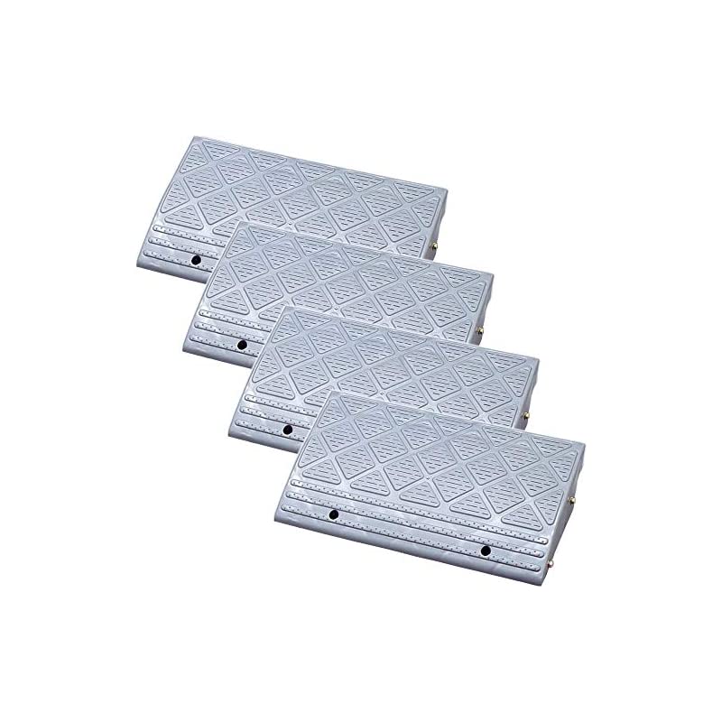 【即納】アイリスオーヤマ 段差 スロープ プレート 4個セット 幅 60cm段差 15cm NDP-610E グレー