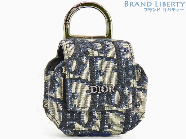 超美品クリスチャンディオールトロッターオブリークジャカードAirPodsProケースイヤホンケース