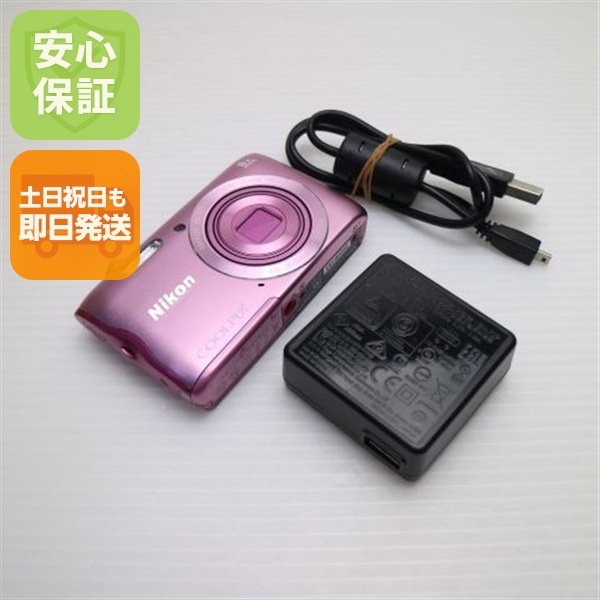 超美品 COOLPIX A300 ピンク コンデジ Nikon 45