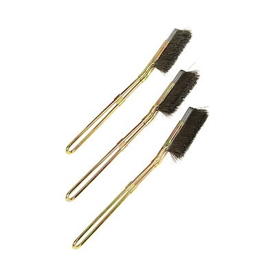 他サイト： E－Value チャンネルブラシ3本組ステン ECB－3S 大工道具 砥石 ペーパー ワイヤーブラシ類の商品画像