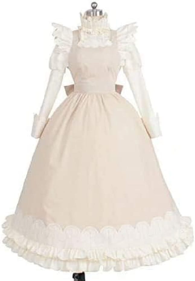 はたらく細胞マクロファージメイド 帽子とパニエ付け コスプレ衣装