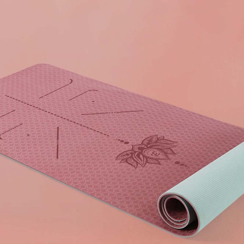 大好評！初心者向け　 両面滑り止めマット ヨガマット家庭用ダイエットヨガマット男女フィットネス器材