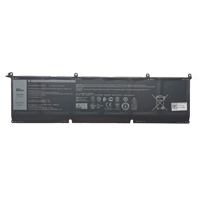 69KF2 86Wh/7167mAh 交換用のバッテリー 適用for DELL G15 5510 5511 5515 5520 5530 5535 ノートPC修理交換用