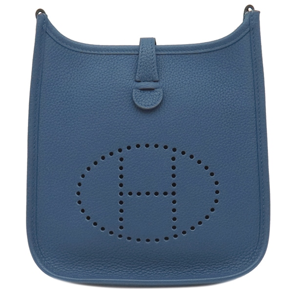 エルメス HERMES ショルダーバッグ エヴリンTPM トリヨンモーリス ディープブルー シルバー金具 青 紺 U刻印 【保存袋】【中古】