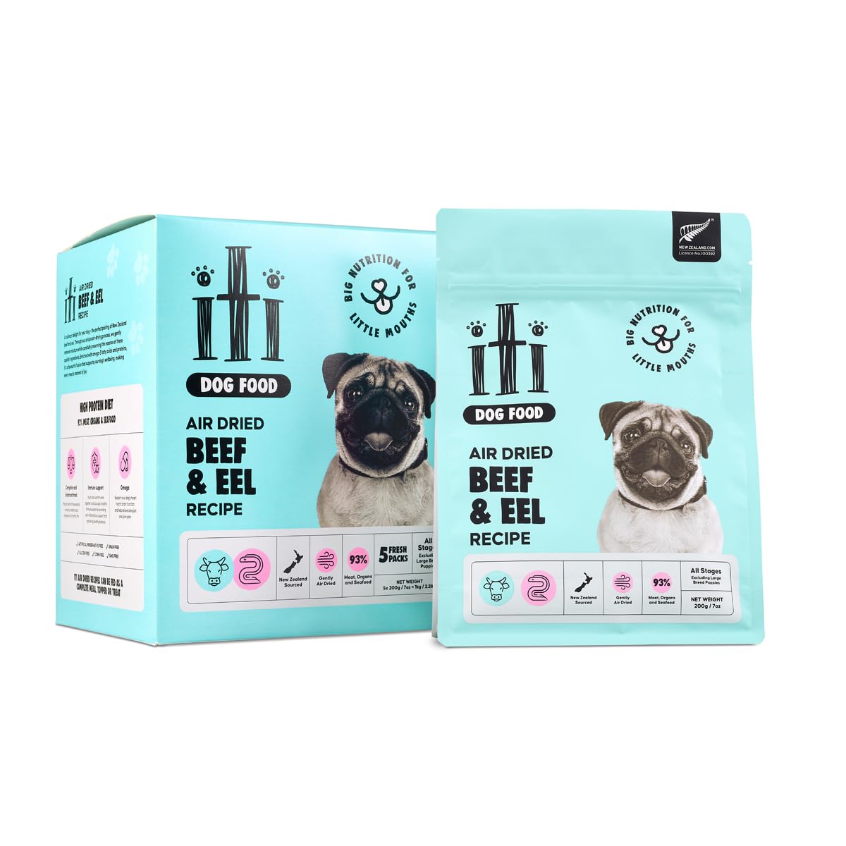 イティ (iti) (ITIZA) Dog ビーフ &イール(うなぎ)ディナー 1kg