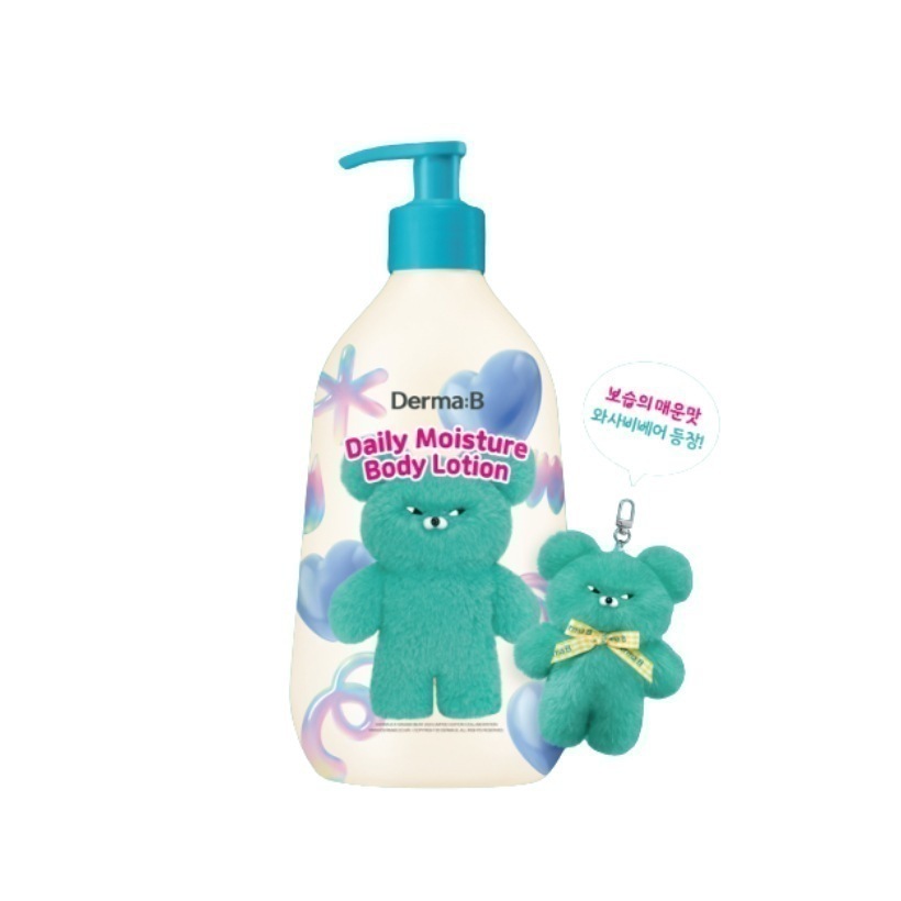 デイリーモイスチャーボディローション500ml+500ml(レフィル)企画(+わさびベア全身人形キーリング)