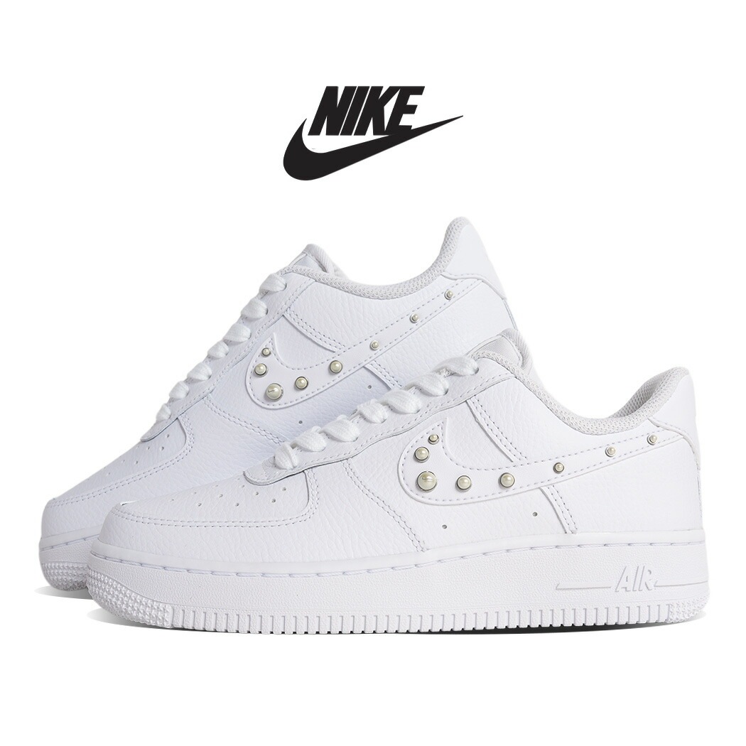 NIKE ナイキ W AIR FORCE 1 07 ウィメンズ エアフォース スニーカー PEARL SWOOSH ( 白 ホワイト パール レディース ウィメンズ IU7557-100 )