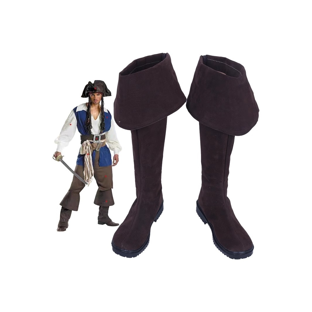 パイレーツ・オブ・カリビアン キャプテン・ジャック・スパロウ海賊ブーツ靴