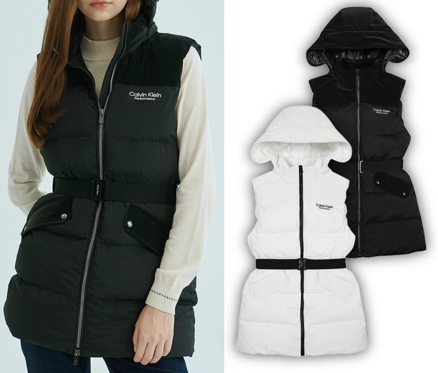Womens Hooded Padded Vest