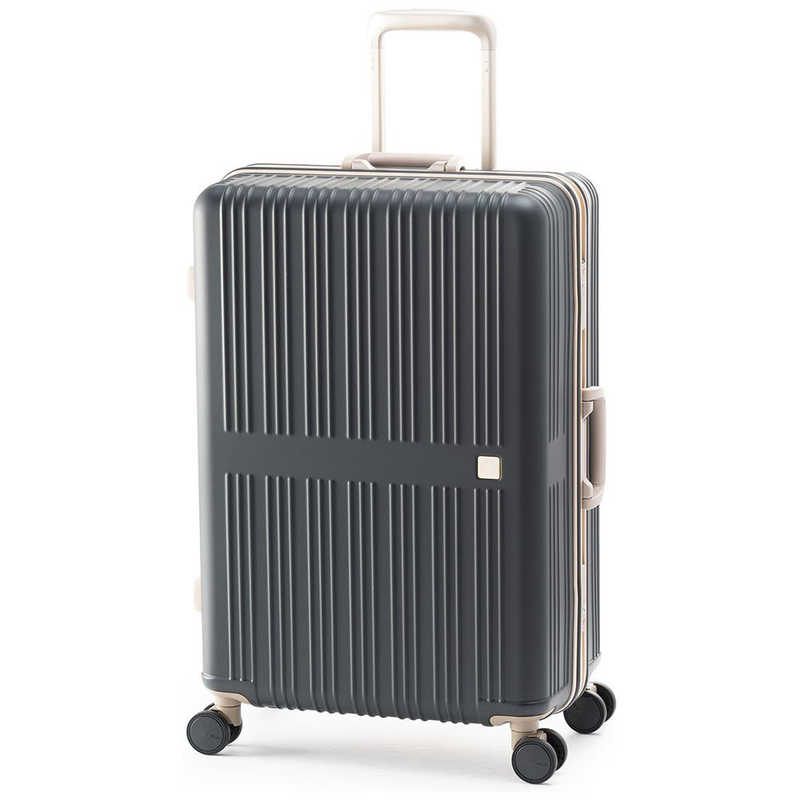 A.L.I　ハードキャリー Dream Light フレームタイプ マットブラック [TSAロック搭載 /64L /3泊～5泊] 超軽量 再生PET生地 極静音キャスター　ALI-099-24