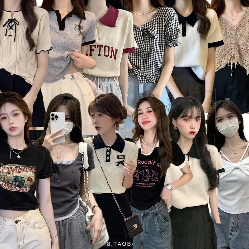 2025新作ブラウス今だけ圧倒的販売 春夏新入荷トップス/ニット/セーター韓国ファッション上着高い弾力性 無地ブラウス Tシャツ 半袖ノースリーブ tシャツ レディース 8,698円