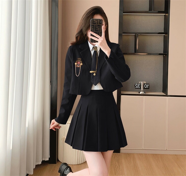 タイムセール新品4点セット/2点セット 入学式 スーツ 女の子 卒業式 スーツ 女の子 小学生 中高生 高校生 ジュニア 入学式 子供スーツ キッズスーツ jk制服 卒業式服 春秋 上下セット プリー