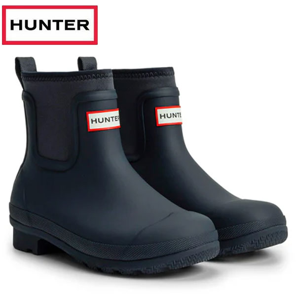 ハンター HUNTER レディース オリジナル ネオプレン チェルシー ブーツ シューズ WFS2403NRE-NVY