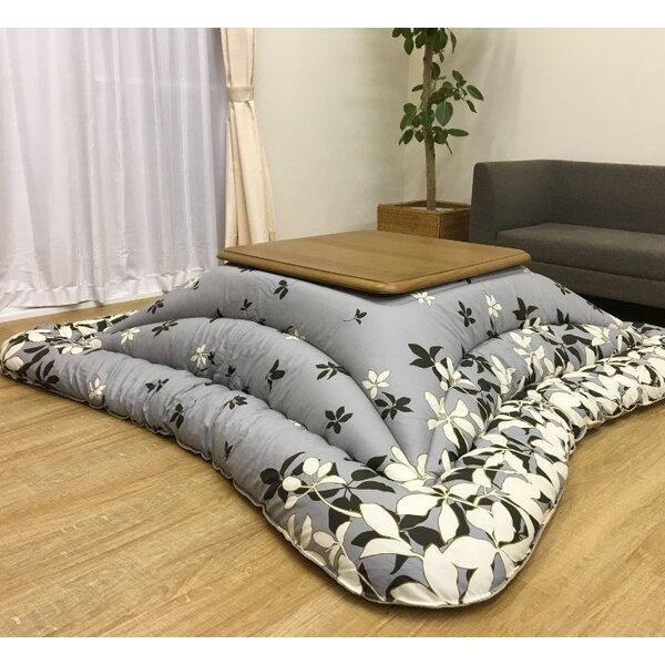 こたつ布団 厚掛 モダンリー GY グレー 約205x285cm