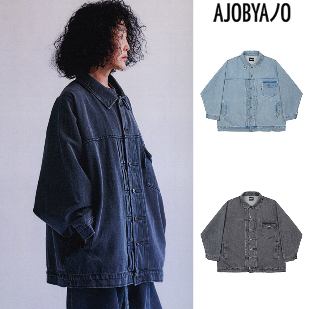 【AJO AJOBYAJO】 Batwing Oversized Denim Jacket