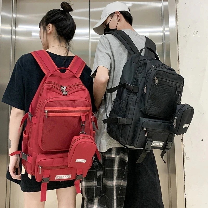 バックパック カジュアル 大容今週の割引は 25% オフです量 韓国 リュック レディース通学リュック/旅行バッグ/メンズバッグ ランドセル 韓国 パック