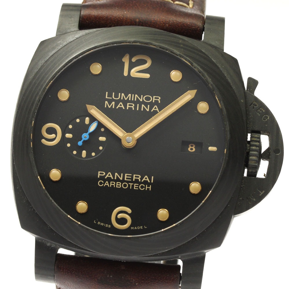 パネライ PANERAI PAM00661 ルミノールマリーナ 1950 カーボテック デイト 自動巻き メンズ _808700【中古】