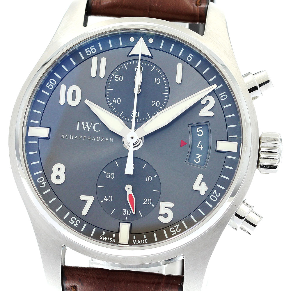 IWC IWC SCHAFFHAUSEN IW387802 スピットファイア クロノグラフ 自動巻き メンズ 美品 _876097【中古】