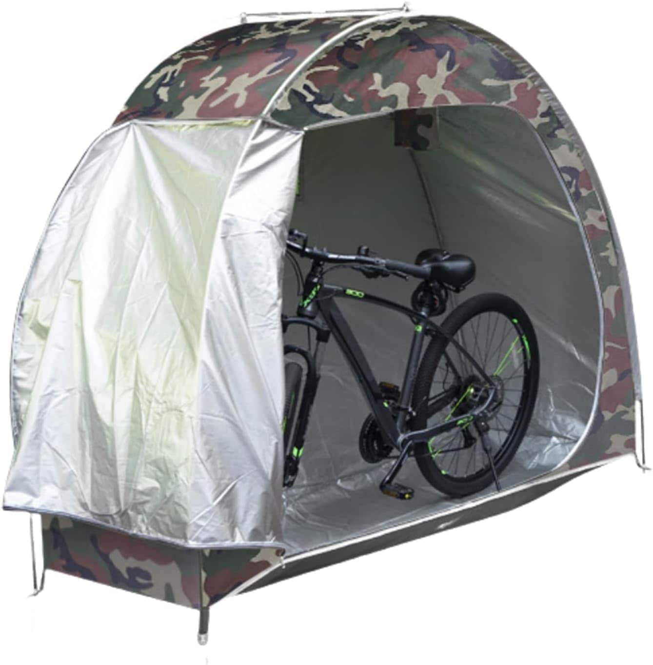 サイクルハウス バイク 自転車置き場 サイクルポート 車庫 テント 自転車 バイク 折りやすい設計 UVカット 遮熱 撥水加工 高耐久 1-2台用 テント 自転車小屋 自転車今だけ