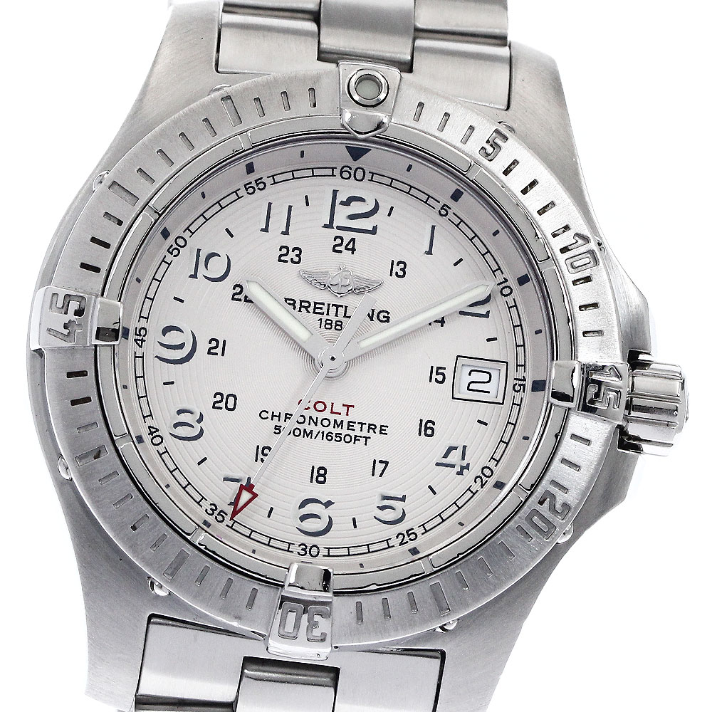 ブライトリング BREITLING A74380 コルト GMT デイト クォーツ メンズ _895997【中古】 112,150円