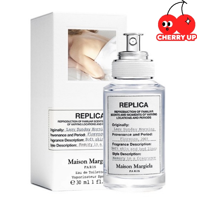 【正規品】レプリカ レイジーサンデーモーニング オードトワレ 30ml 香水マルジェラホワイトムスクフレッシュリラックス　ユニセックス　デイリー人気フレグランス
