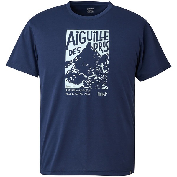 MILLET ミレー NEEDLE MT TS SS M アウトドア Tシャツ メンズ MIV02074-N0194 半袖